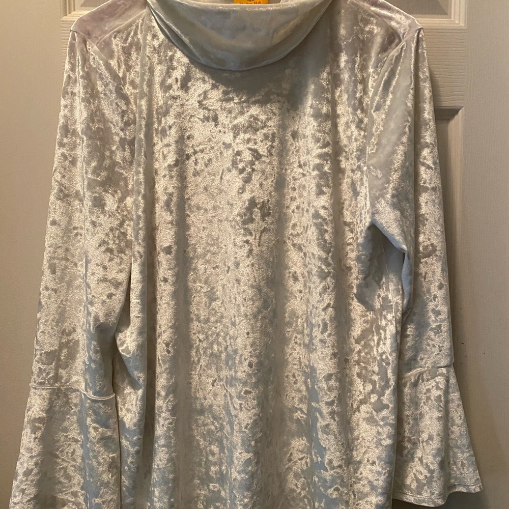 Vintage velvet ruby rd blouse